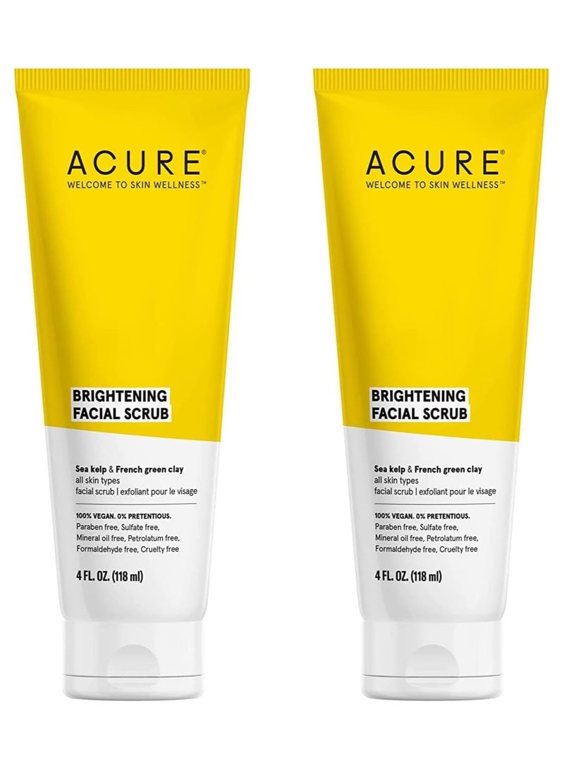 أكيور مقشر تفتيح الوجه 118 مل 2 قطعة - Image 1