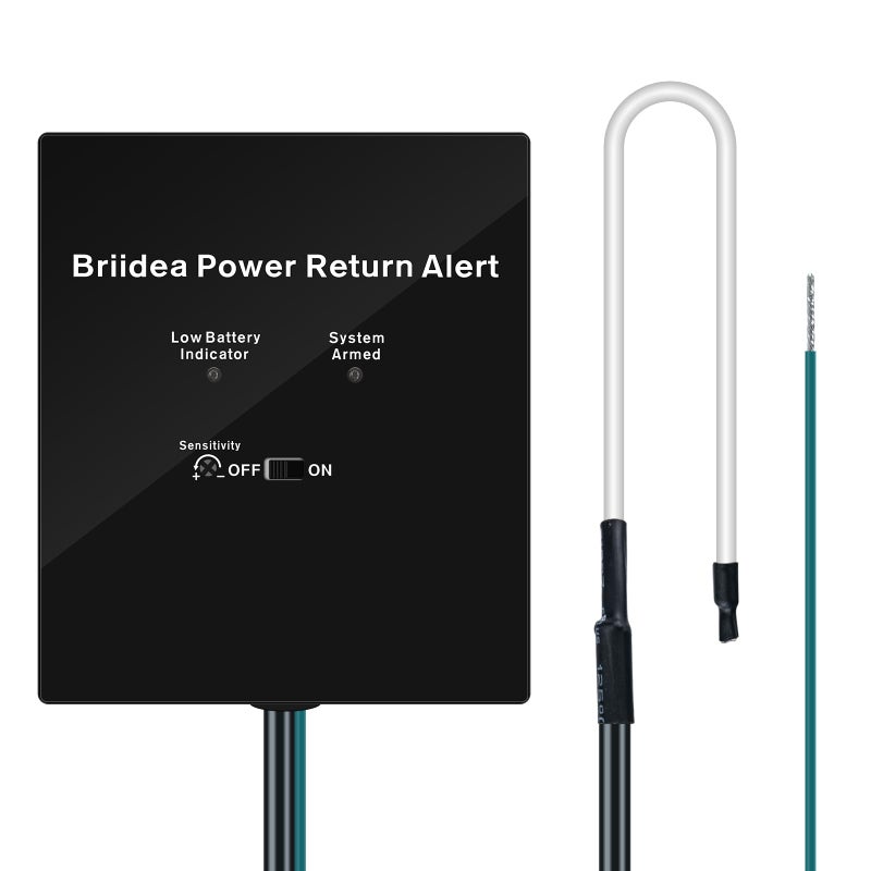 briidea Power Return Alarm Briidea Utility Power Back on Alert for Generator Loud Siren with LED Indicator - Image 2