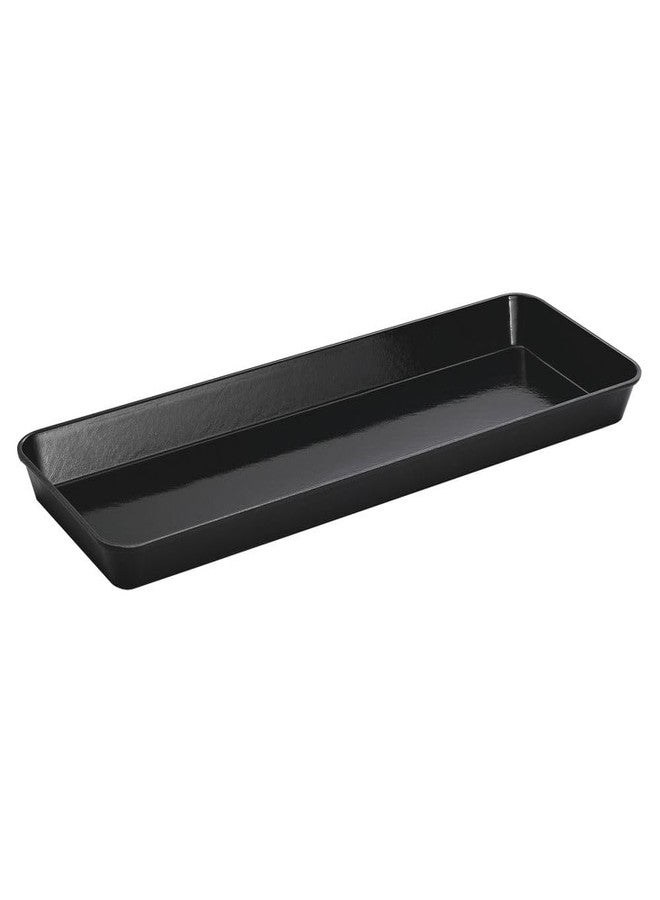 HUBERT Black Fiberglass Merchandising Tray - 30" L x 10 3/4" W x 2" H - Image 1