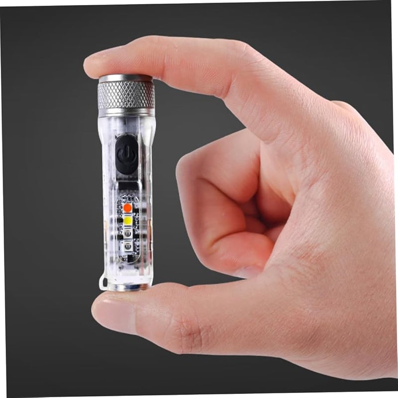 Rechargeable Mini Keychain Flashlight LED Torch Light 300mAh Battery Outdoor Use - Image 3