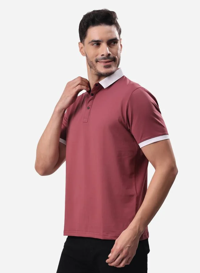 Stylox Stylox Contrast Trim Short Sleeve Regular Fit Polo T-Shirt