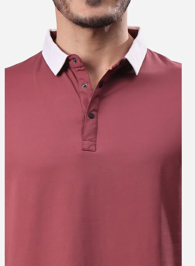 Stylox Stylox Contrast Trim Short Sleeve Regular Fit Polo T-Shirt