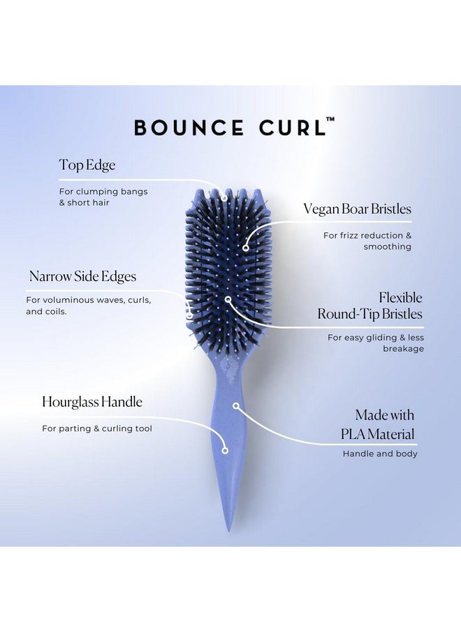 Bounce Curl - Bounce Curl Volume EdgeLift Brush, 5-in-1 Tool for Volumized Waves, Curls & Coils - Blue - Image 1