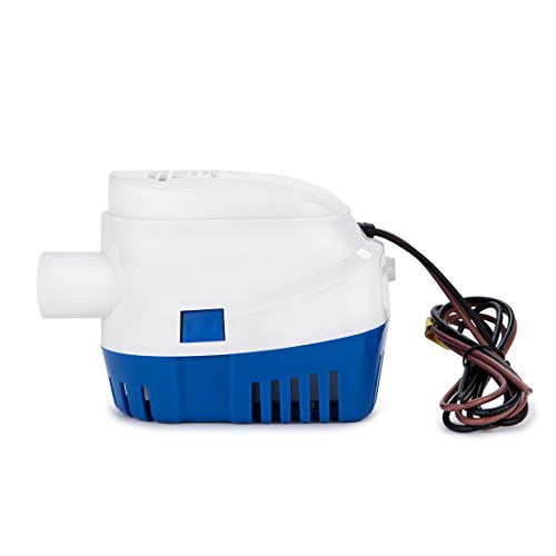 Dontmiss Automatic Submersible Small Boat Bilge Pump 12v Non-polar 1100gph Auto with Float Switch bilge pump for boat(Outlet Diameter：1 1/8") - Image 5