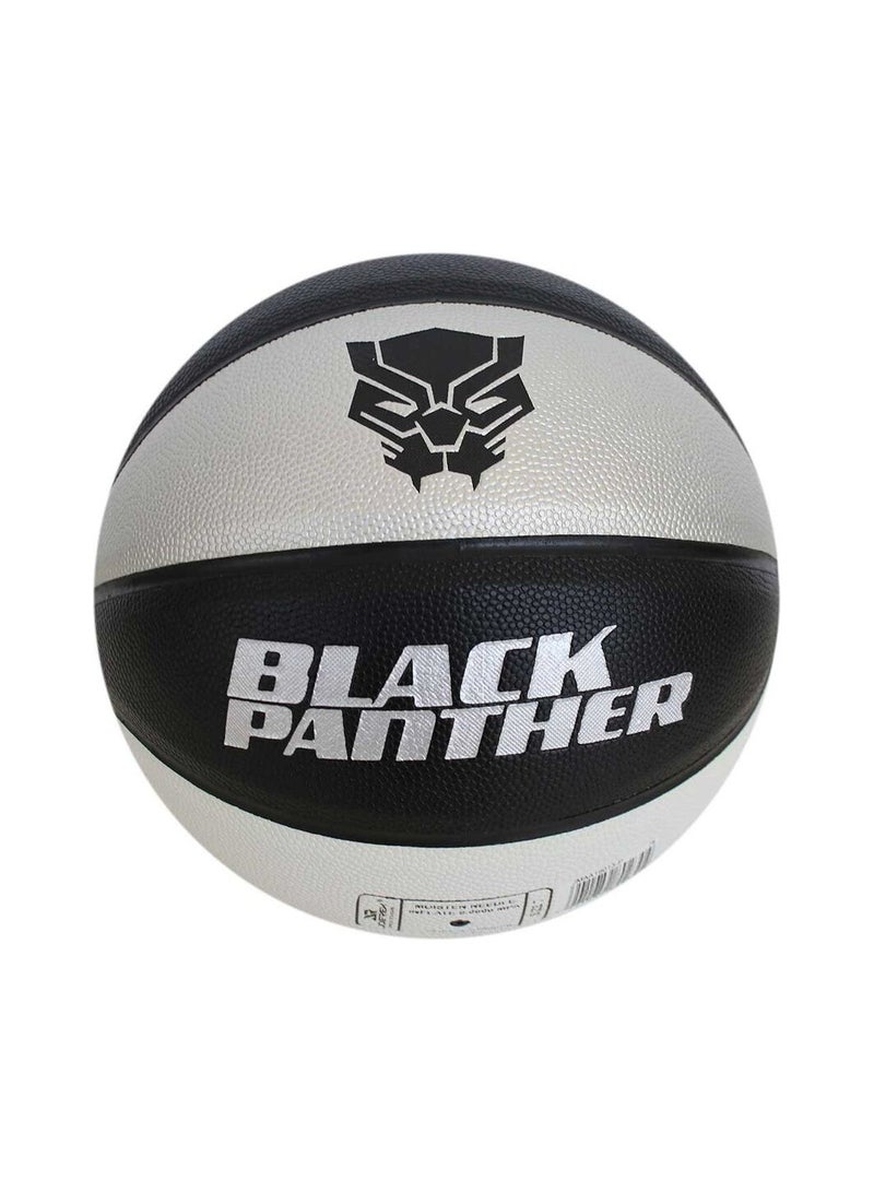 Joerex Basketball, High Quality Basketball For All Courts, Marvel Black Panther Basketball 25x25x25cm For Indoor and Outdoor Game Play, For Competitions, Recreational Play, For Boys, Girls, Adults, Children - Image 1