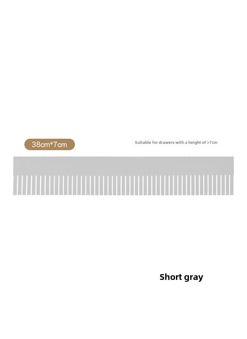 Generic Home Drawer Divider Customizable Organizer Low Gray 