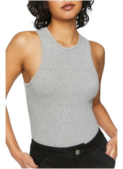 FOREVER 21 بدلة جسم بدون أكمام بلون مرقط  - Image 4