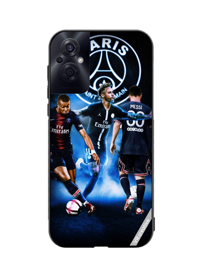 VR CREATIVE Protective Case Cover For Oppo Reno8 Z Player Football Design Multicolour - Image 1