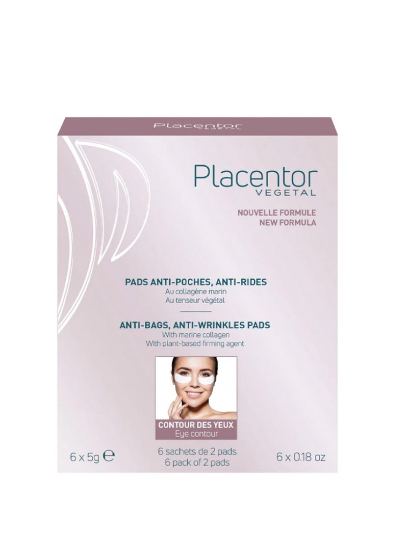 Placentor PLACENTOR VEGETAL ANTI-WRINKLES PAD 6X5GM 