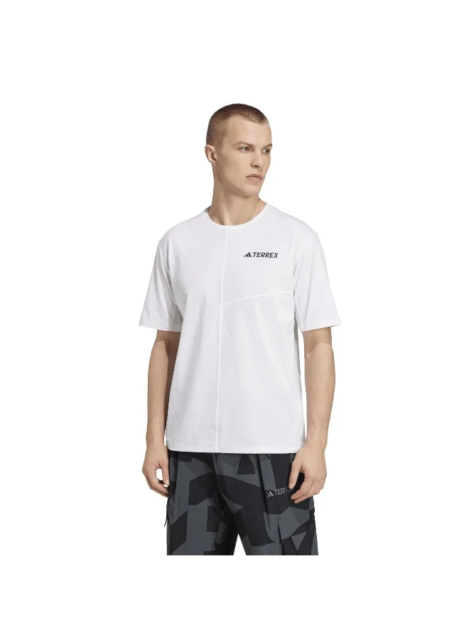 Adidas Adidas Mt Tee White Hiking T-Shirts For Men Xs