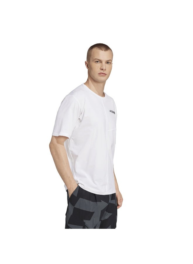 اديداس تي شيرت رجالي أبيض بأكمام قصيرة - Image 4