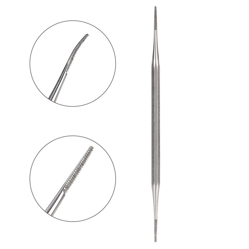 Ingrown Toe Nail File Stainless Steel Double Head Eco-friendly Durable Ergonomic Design - Ingrowing Nail Lifter for Ingrown Nail Treatment Pedicure Care - Image 1