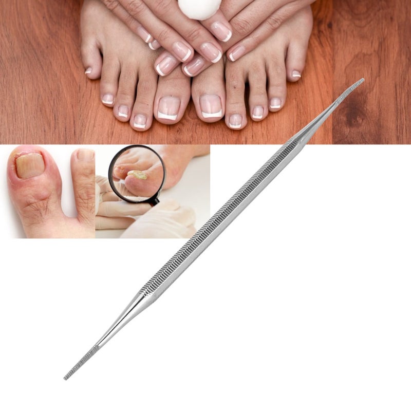 Ingrown Toe Nail File Stainless Steel Double Head Eco-friendly Durable Ergonomic Design - Ingrowing Nail Lifter for Ingrown Nail Treatment Pedicure Care - Image 4