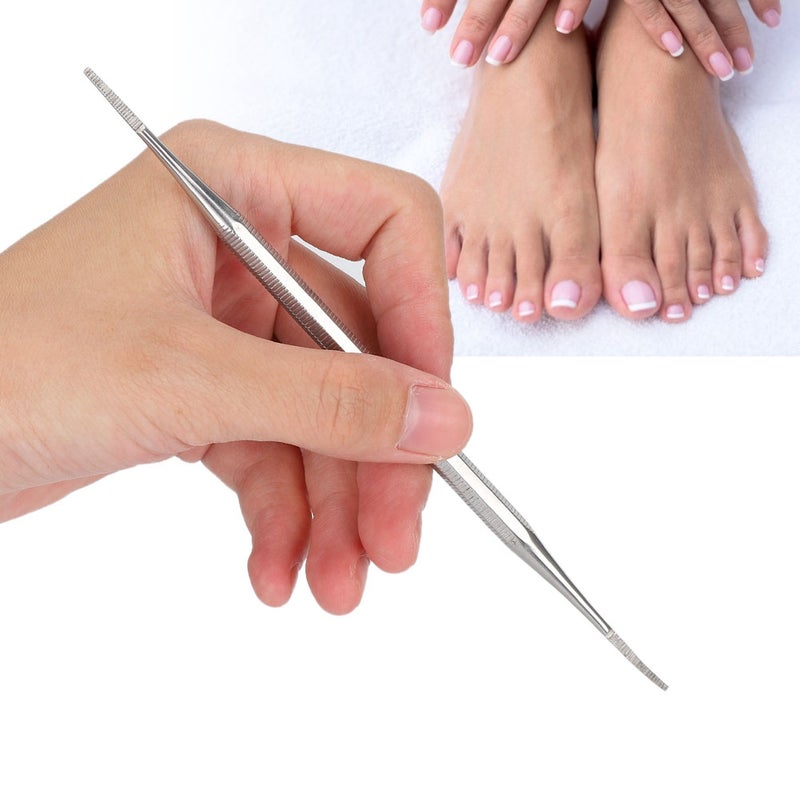 Ingrown Toe Nail File Stainless Steel Double Head Eco-friendly Durable Ergonomic Design - Ingrowing Nail Lifter for Ingrown Nail Treatment Pedicure Care - Image 3