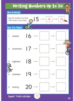 10 Minutes a Day Numbers for Ages 3-5 (with reward stickers)  - Image 5