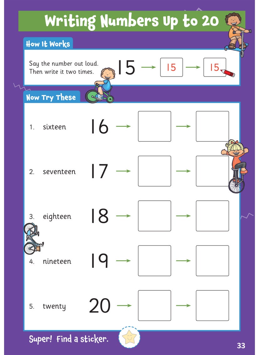 null - 10 Minutes a Day Numbers for Ages 3-5 (with reward stickers) - Image 1