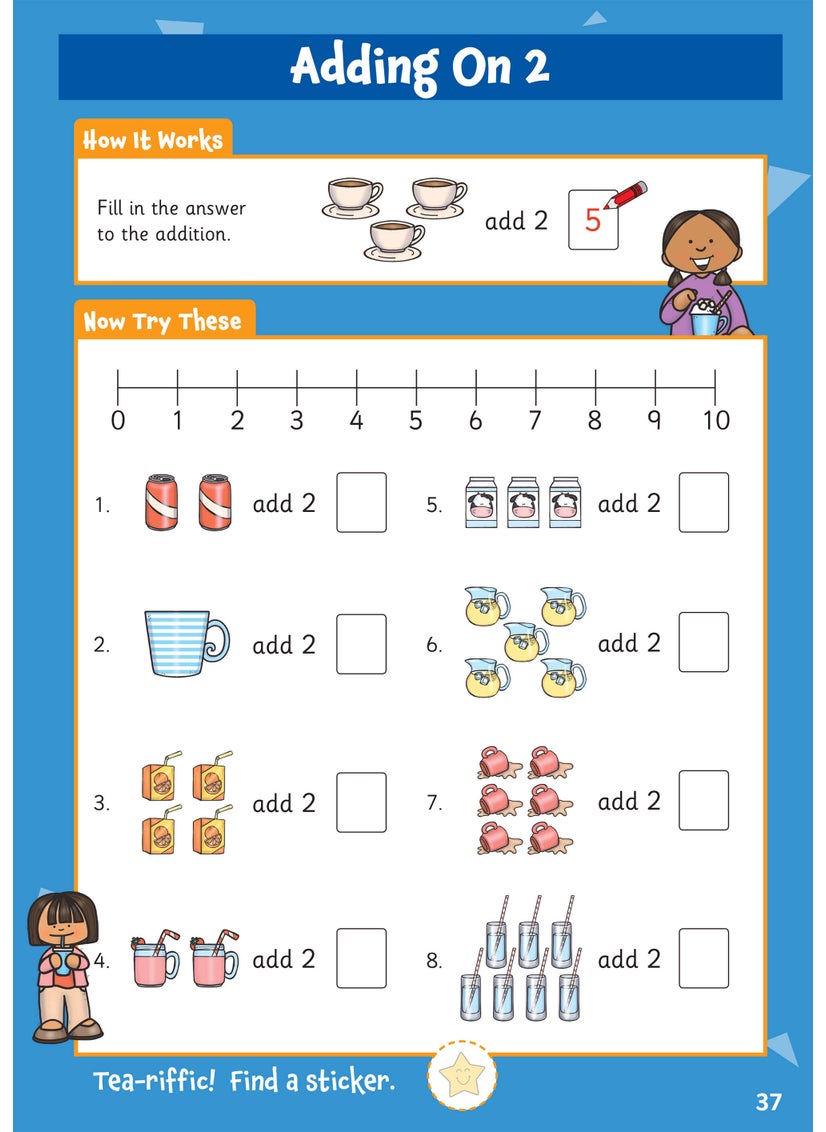 null - 10 Minutes a Day Numbers for Ages 3-5 (with reward stickers) - Image 1