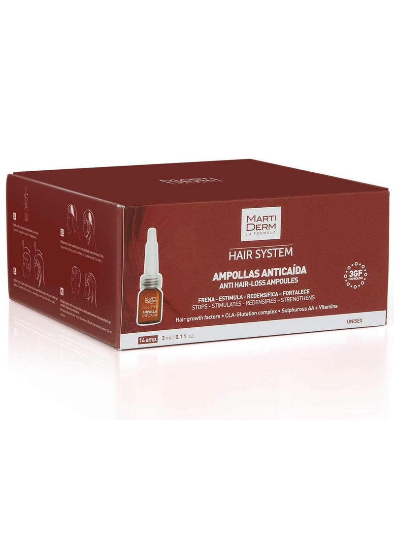 مارتيديرم أمبولات مارتيديرم لعلاج تساقط الشعر، 14 وحدة