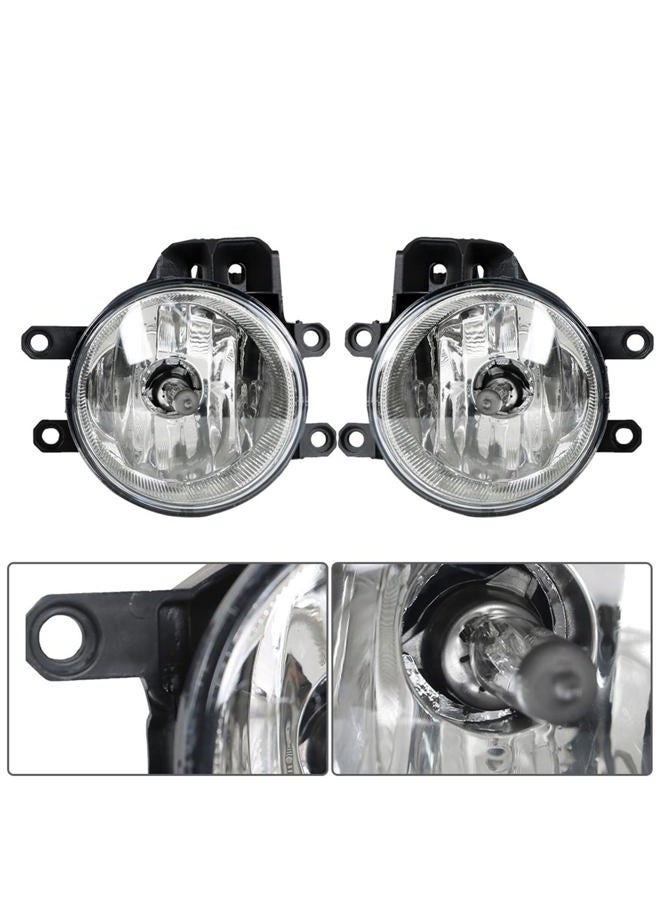 Silscvtt 2Pcs Fog Lights Assembly Replacement for 2014 2015 2016 Toyota Corolla S SE Clear Lens with Front Bumper Bezel Wires Switch Bulbs Left+Right Side (Passenger & Driver Side) - Image 3