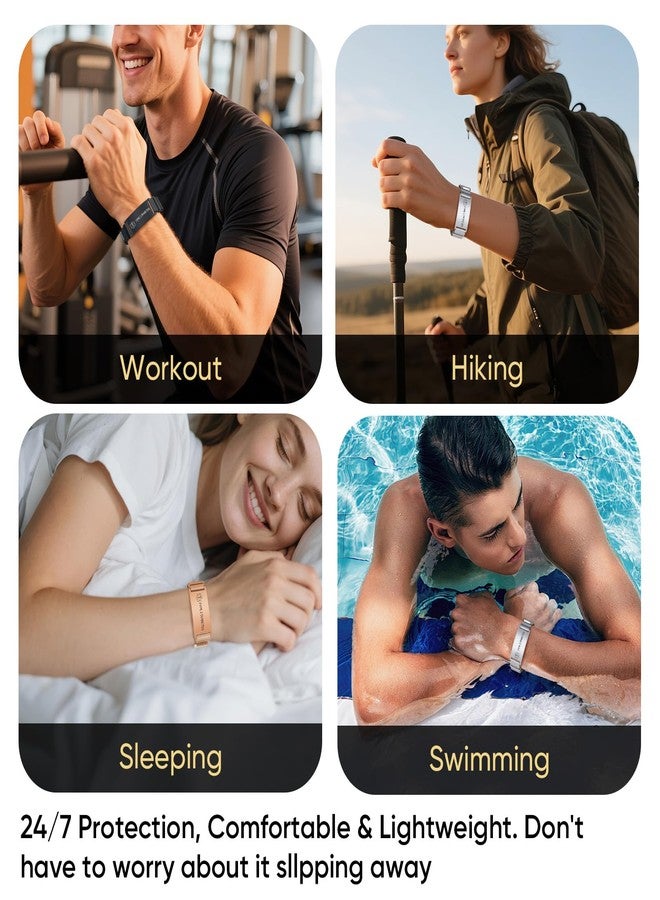 VNOX Type 1 Diabetes Bracelet for Men Women, Adjustable Stainless Steel Customizable Mesh Emergency Survival Medic Bracelets Wristband Loop Band - Image 3