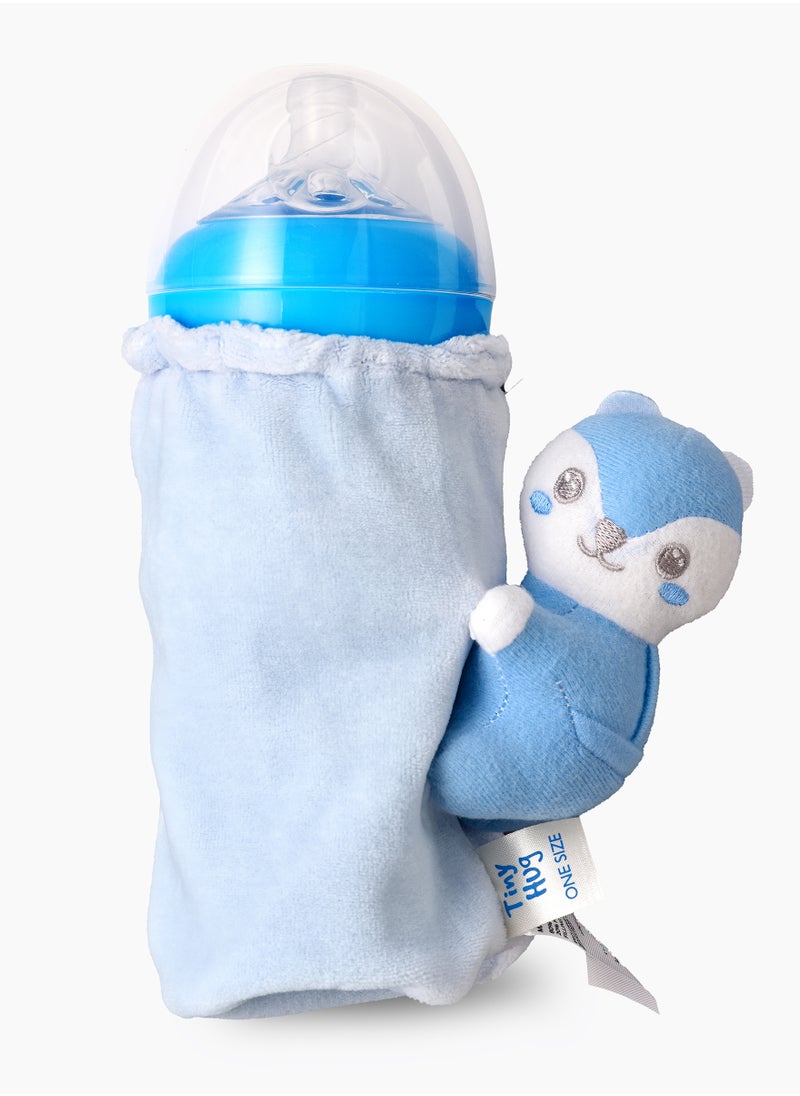Tiny Hug - غطاء زجاجة الطفل حديث الولادة، غطاء زجاجة ناعم ومعزول لحديثي الولادة - Image 1