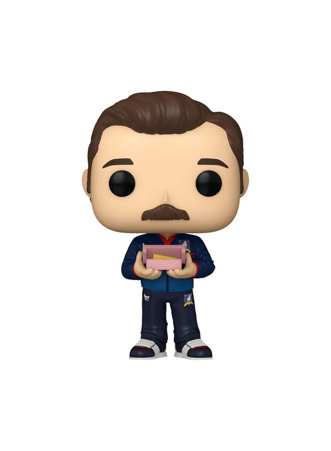 Funko POP! TV: Ted Lasso - Ted Lasso with Biscuits - Collectable Vinyl Figure - Gift Idea - Official Merchandise - for Kids & Adults - TV Fans - Model Figure for Collectors and Display - Image 2