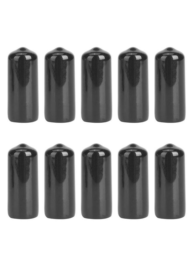 Thoraya 10PCS Rubber Durable Billiard Pool Cue Tip Protector Small Head Club Protective Stick Cover Snooker Accessory13mm  - Image 1