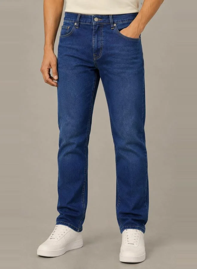 تايك تو Men Straight Fit Mid Rise Jeans By Falcon
