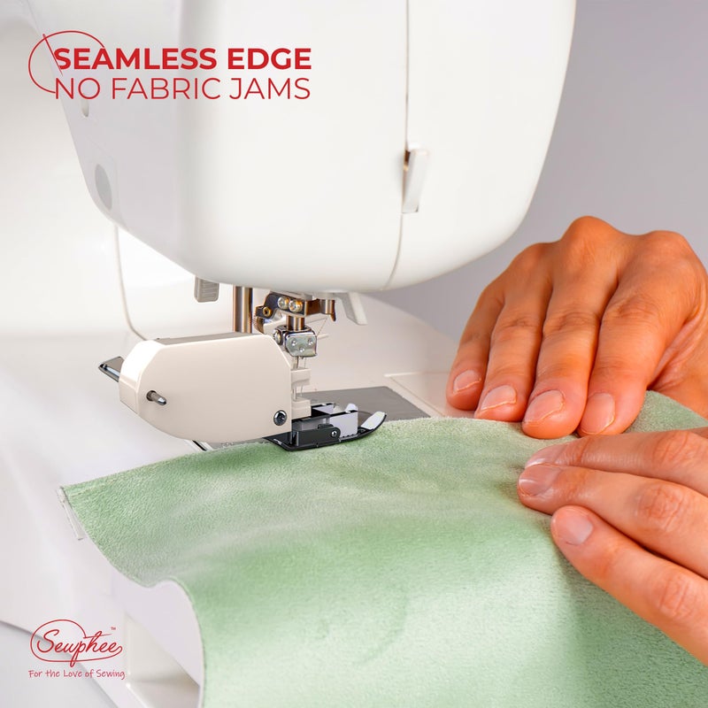 Sewphee 2024 Upgraded Open Toe Walking Foot W/Guide Plus Bonus 1/4" Quilting Foot - Fits Brother, Singer Sewing Machines - Image 5