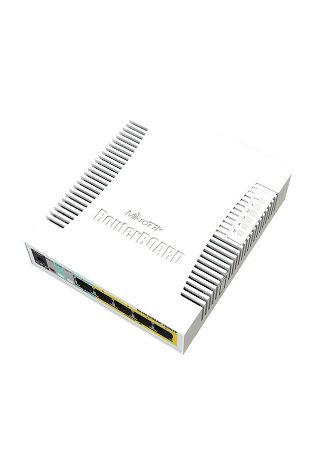 Mikrotik 5-Port Gigabit PoE Out Ethernet Smart Switch With SPF Cage White - Image 2