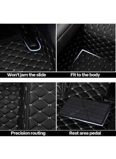 WINCA Car Floor Mats Compatible With Nissan Kicks 2017- 2023 PVC Leather Floor Mat Non-slip Foot Mats Weather Color Available (Beige)  - Image 5