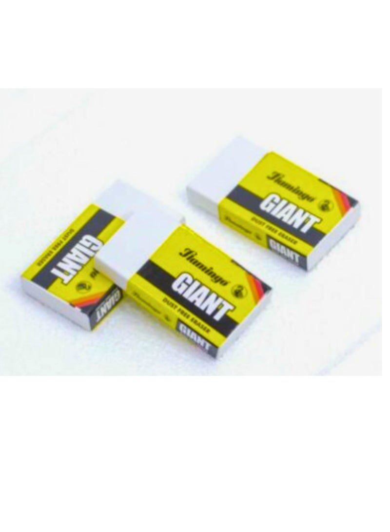 Flamingo 10-Pieces Giant Dust Free Eraser Sets White - Image 1