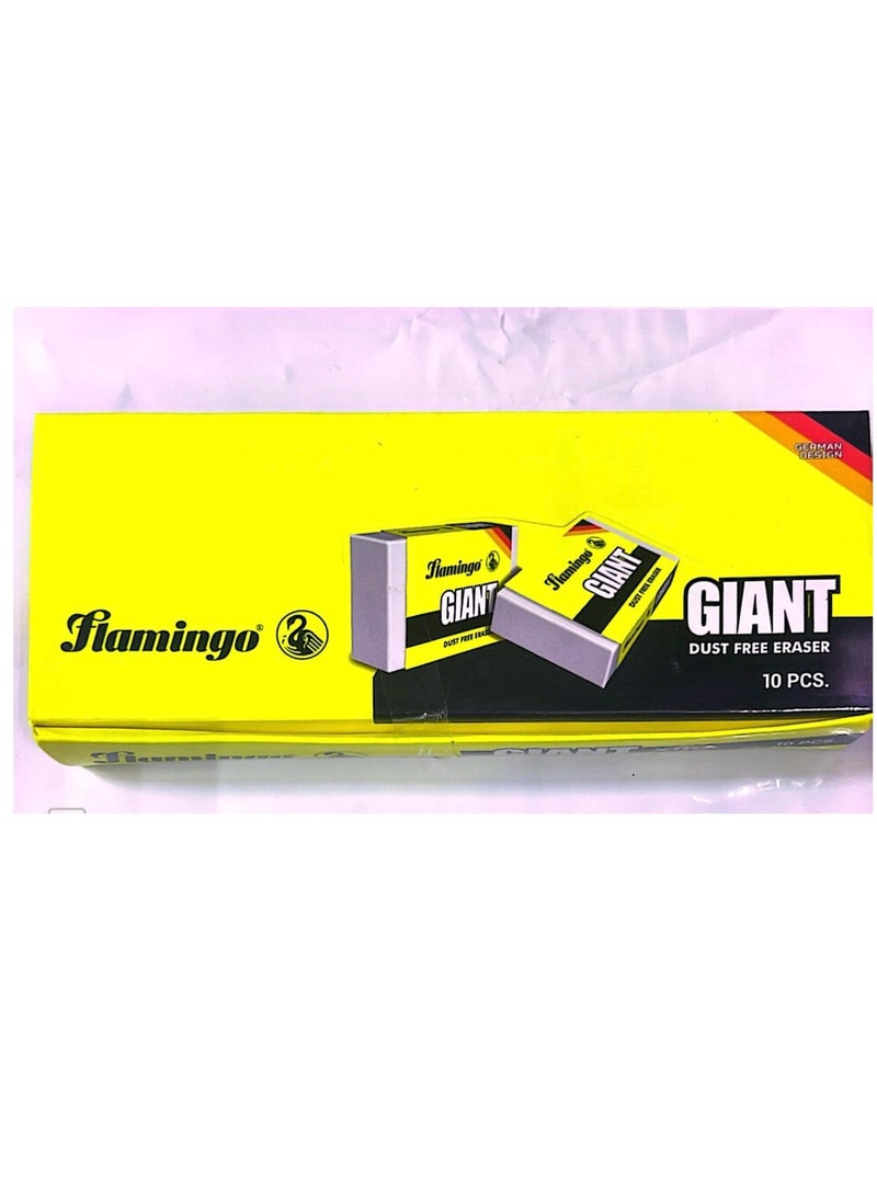 Flamingo 10-Pieces Giant Dust Free Eraser Sets White - Image 3