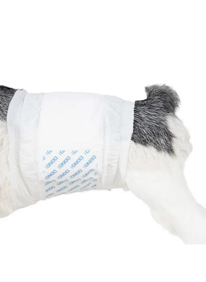 Dono Pet Male Marking Urinary Incontinence Excitable Urination Male Dog Diaper Dono Disposable Male Wraps Dog Diapers Super Absorbent Soft Wraps Leak-Proof Fit,Waist-63cm-80cm(L,8 Pcs) - Image 2