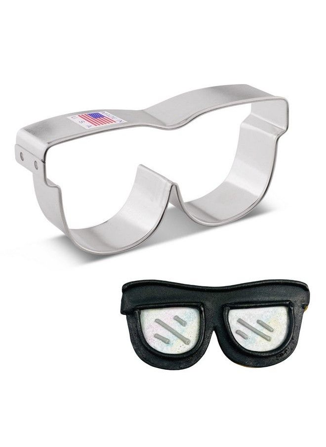 Ann Clark Cookie Cutters - Glasses/Sunglasses Cookie Cutter 3.75" Made In Usa By Ann Clark - Image 1