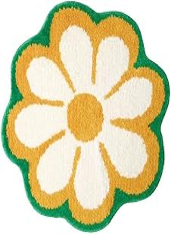Digital Shoppy KÄRRKNIPPROT Bath mat, Floral Pattern, 65 cm (26 ")