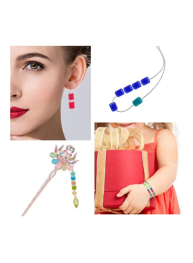 SAPU 1500-Piece Jewelry Making Glass Beads Set - Image 5