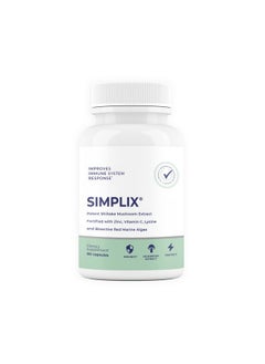 Simplix  Natural Supplement To Strengthen The Immune System  Respond To Outbreaks  Source Of Highly Researched Mushroom  Seaweed Polysaccharides 60 Veggie Capsules 1 Pack