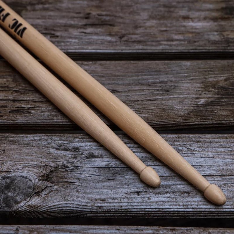 Vic Firth American Classic 5B Wood-Tipped Drumsticks - 3-Pack Bundle with Austin Bazaar Polishing Cloth - Image 4