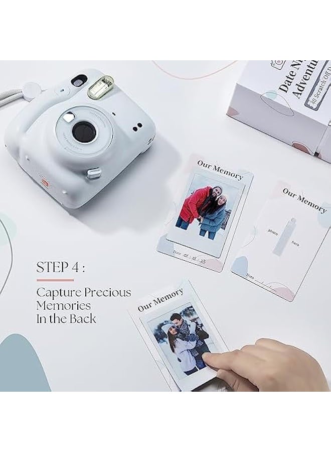 Valentines Day Gifts, 40 Date Ideas Card Games for Couples Date Night - Unique Date Deck Scratch Off Cards, Great Couple Gifts for Boyfriend- Romantic Newlywed Wedding for Him and Her - Image 5