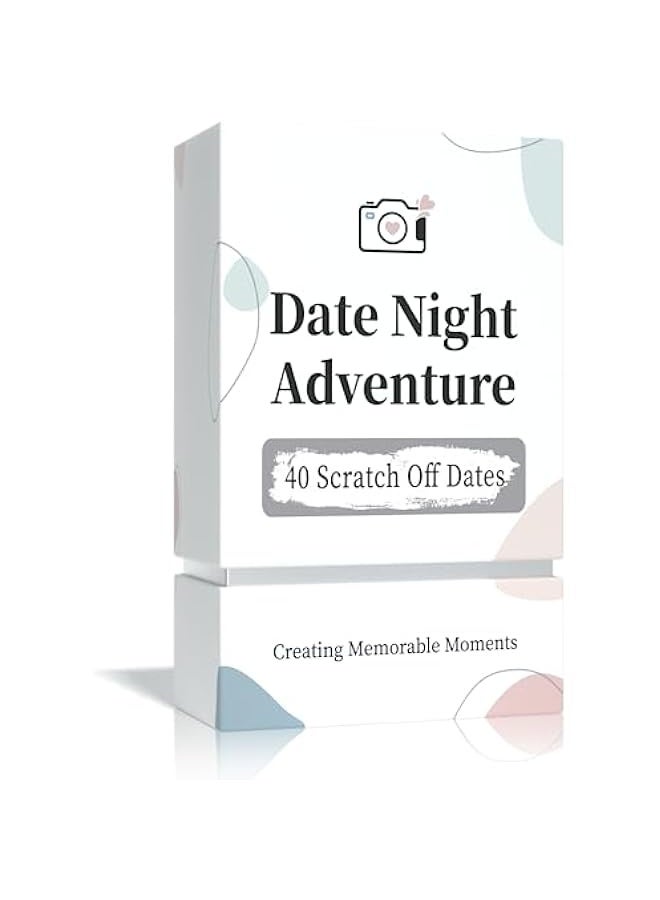 Valentines Day Gifts, 40 Date Ideas Card Games for Couples Date Night - Unique Date Deck Scratch Off Cards, Great Couple Gifts for Boyfriend- Romantic Newlywed Wedding for Him and Her - Image 1