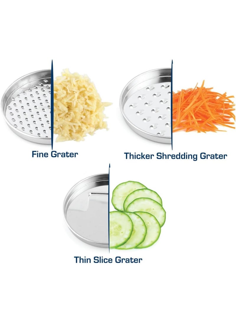 آرشيا طقم بولات للخلط من 12 قطعة مصنوعة من الفولاذ المقوم للصدأ ومزودة بمبشرة  من ارشيا MB278-3638 - Image 3