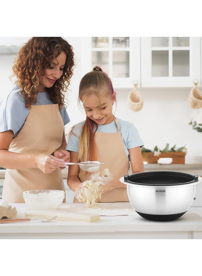 آرشيا طقم بولات للخلط من 12 قطعة مصنوعة من الفولاذ المقوم للصدأ ومزودة بمبشرة  من ارشيا MB278-3638 - Image 4