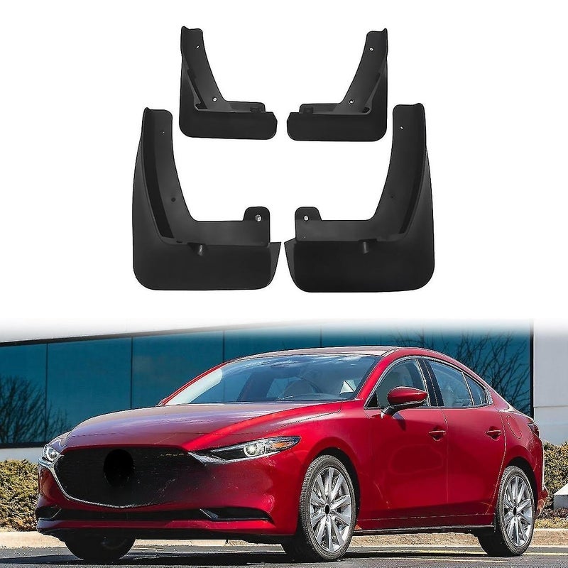 Front & Rear Mud Flaps For Mazda 3 Axela 2019 2020 2021 Mudflaps - Image 5