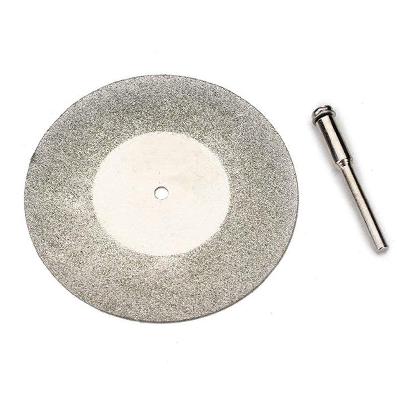 Diy Crafts 11115 India 302707168633 50mm Diamond Coated Cutting Wheels Discs Drill Bit for Dremel Rotary Tool With 18 Shank Multicolor - Image 1