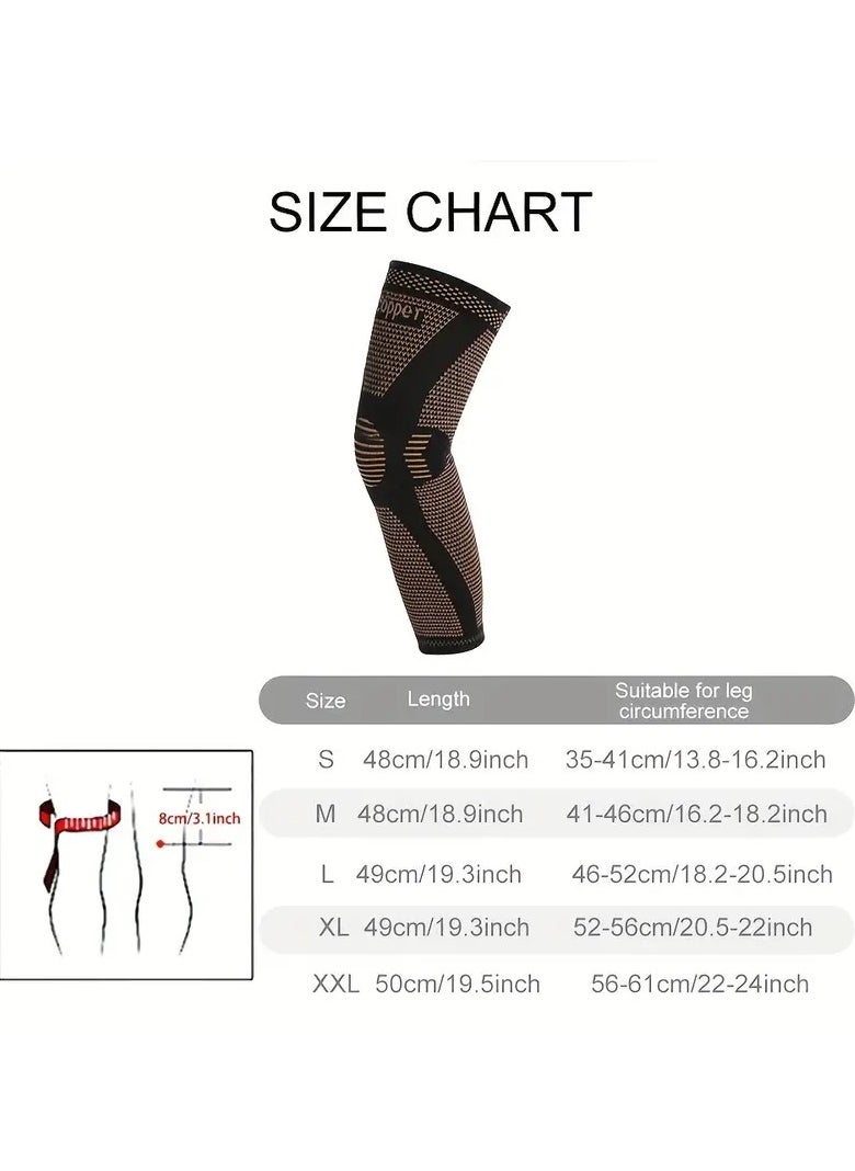 Gonice - 1pc Breathable Copper Knee Brace For Sports - Image 1