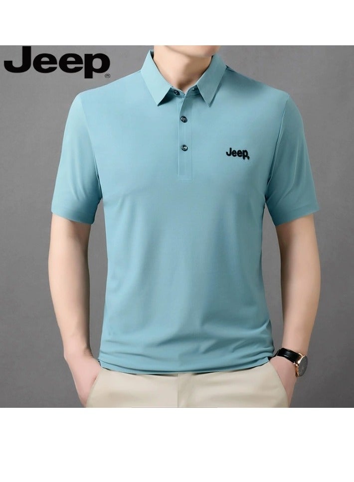 Jeep New Thin Cool And Breathable POLO Shirt - Image 1