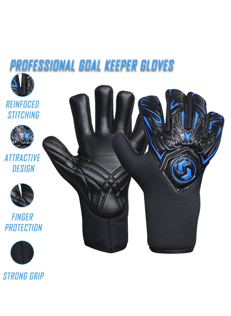 سبال للمراهقين والبالغين، قفازات كرة القدم قفازات حارس المرمى للأطفال، توفر حماية ممتازة مع فوائد مقاومة وغير قابلة للانزلاق وحماية المعصم - Image 3