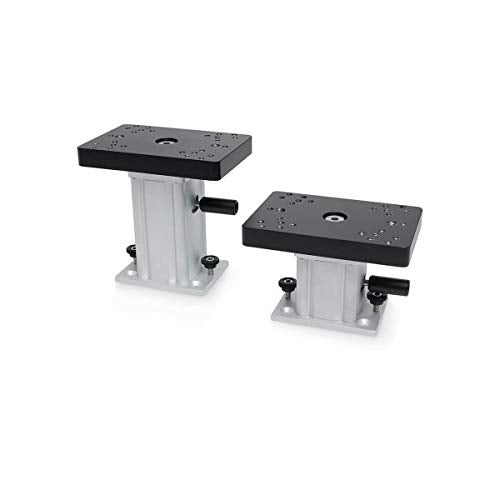 Cannon Aluminum Swivel Base Pedestal Mount 4 Black and Silver - Image 3