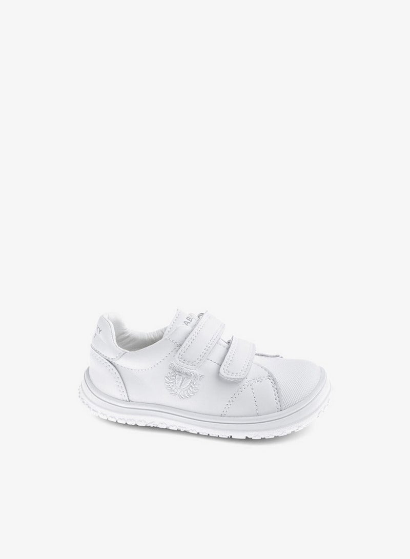 Pablosky Boys' Logo Print School Shoes with Hook and Loop Closure - 200000 - Image 1